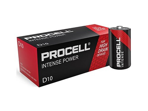 Foto van Duracell Procell Intense batterij D doos(10) Duracell Procell Intense batterij D doos(10)