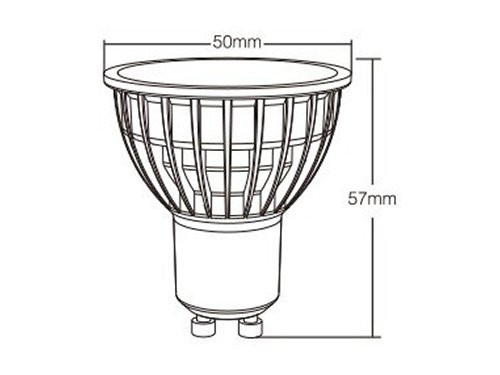 RGB-CCT LED GU10 4W RF 2.4G