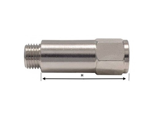 VERLENGNIPPEL 1/4" I X 1/4" U L=43 MV