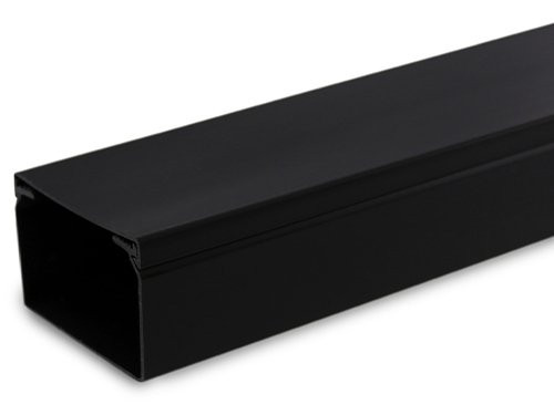 Foto van Canalit M5 kabelgoot 60x40mm 2m zwart Canalit M5 kabelgoot 60x40mm 2m zwart