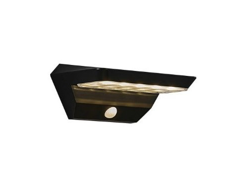 Foto van LED Solar wandlamp Agena 5W 3000K zwart IP44 LED Solar wandlamp Agena 5W 3000K zwart IP44
