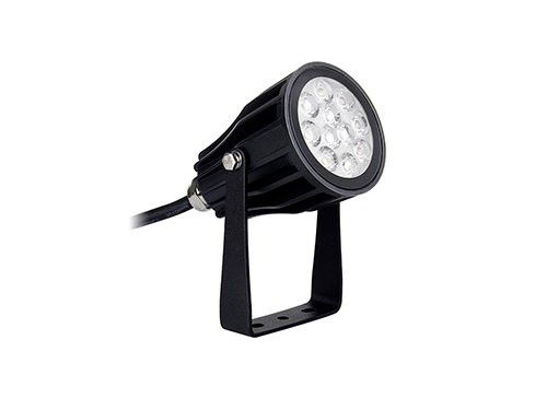 Foto van RGB-CCT LED tuinspot IP65 6W rond zwart IP66 RGB-CCT LED tuinspot IP65 6W rond zwart IP66