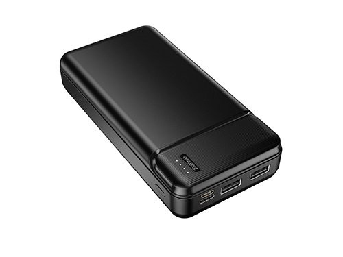 Foto van Powerbank 20.000mA zwart USB + USB-C 20W QC Powerbank 20.000mA zwart USB + USB-C 20W QC