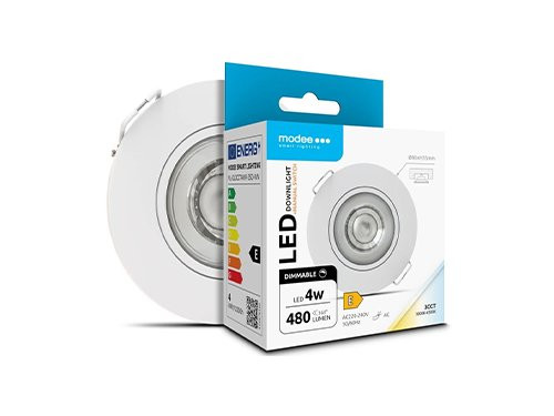 Foto van LED inbouwspot 4W 80mm 36gr rond verstelbaar wit Tri-White LED inbouwspot 4W 80mm 36gr rond verstelbaar wit Tri-White