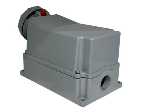 Foto van CEE 5P/63A/400V opbouw wcd rood IP-67 CEE 5P/63A/400V opbouw wcd rood IP-67