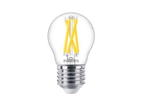 Foto van Philips LED kogel E27 3,4-40W filament helder dimtone Philips LED kogel E27 3,4-40W filament helder dimtone