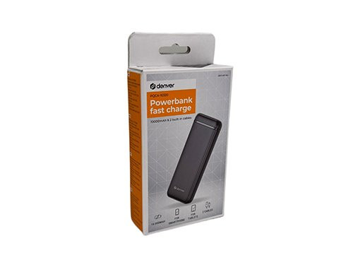 Foto van Powerbank 20.000mA zwart + led indicatie + Qi + solar en zaklamp Powerbank 20.000mA zwart + led indicatie + Qi + solar en zaklamp