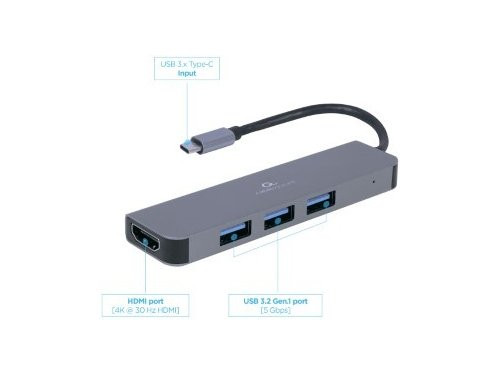 USB-C 2-in-1 multi adapter USB-C dock 2-voudig