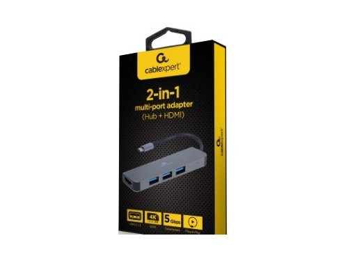 USB-C 2-in-1 multi adapter USB-C dock 2-voudig