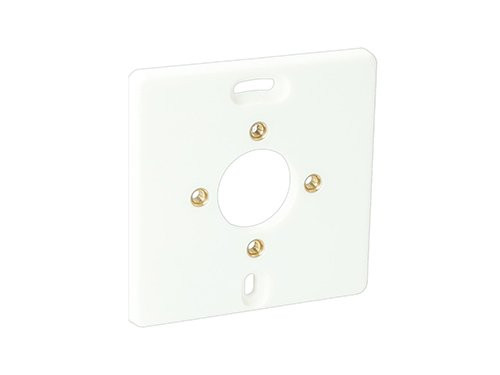 Montageplaat 1-voudig wit