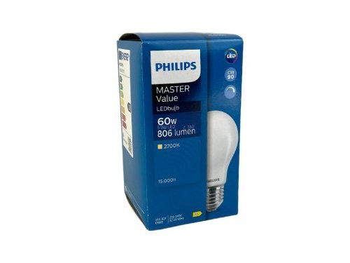 Foto van Philips LED GLS E27 5,9-60W 2700K filament mat dimbaar Philips LED GLS E27 5,9-60W 2700K filament mat dimbaar