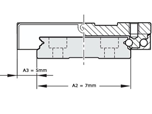 Bosch Rexroth Miniatuurwagen Resist NRII MWA-007-SNS-C1-H-3 Zonder Kogelketting - LF