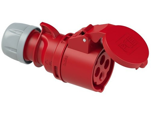 CEE 4P/32A/400V contra rood