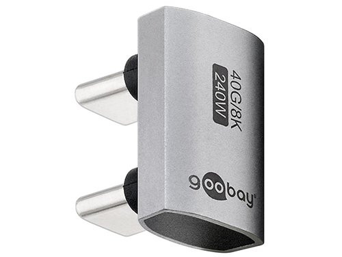 USB-C adapter - male/male U vorm