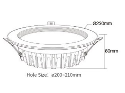 Foto van RGB-CCT LED Downlighter 25W RGB-CCT LED Downlighter 25W
