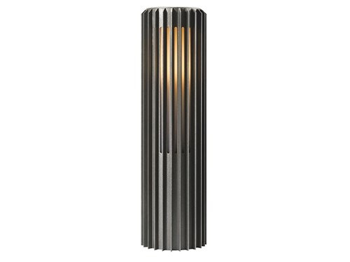 Foto van Paallamp Aludra E27 zilver antractiet IP54 45cm Paallamp Aludra E27 zilver antractiet IP54 45cm