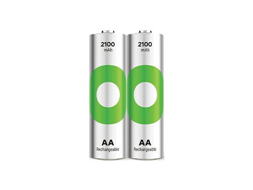 GP NiMH oplaadbare batterij AA 2100mA blister(2)