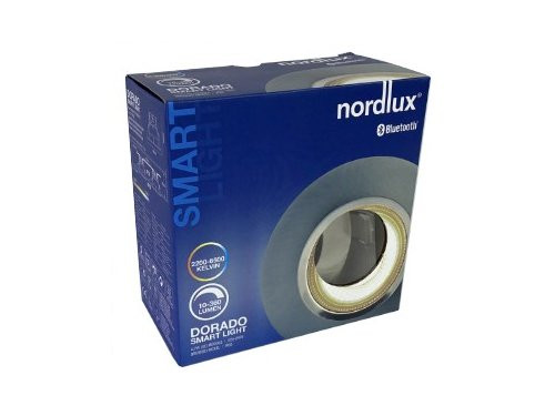 Foto van LED Inbouwspot rond Dorado Smart Light rond nickel geschuurd 5,5W IP65 LED Inbouwspot rond Dorado Smart Light rond nickel geschuurd 5,5W IP65