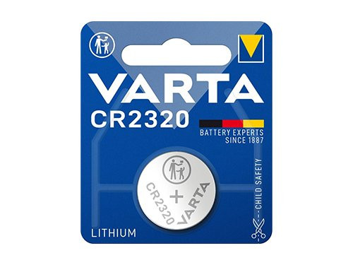 Foto van Varta CR2320 lithium knoopcel batterij 3V blister(1) Varta CR2320 lithium knoopcel batterij 3V blister(1)