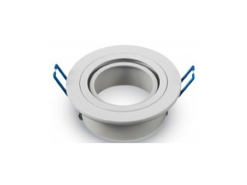 Foto van Inbouwspot verstelbaar 50mm rond wit Inbouwspot verstelbaar 50mm rond wit