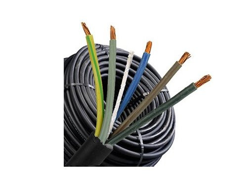 Kabel H07RN-F Neopreenkabel 5x4 qmm NWPK 50 Meter