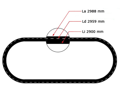 Optibelt V-Snaar C114