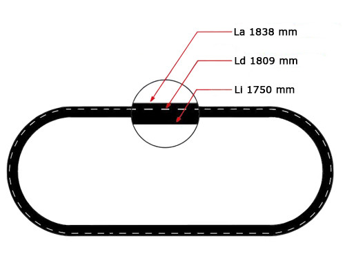 Optibelt V-Snaar C69