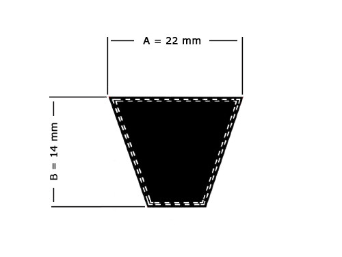 Optibelt V-Snaar C47
