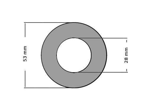 Pakking DIN2690 DN20 PN6 28X53mm 0.5mm