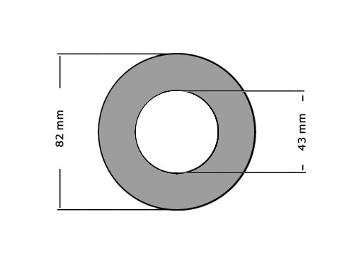 Pakking DIN2690 DN32 PN10/16/25/40 43X82mm 0.5mm