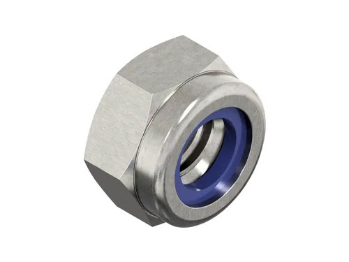 Zeskantborgmoer DIN 985 M5 RVS A2 (200 stuks)