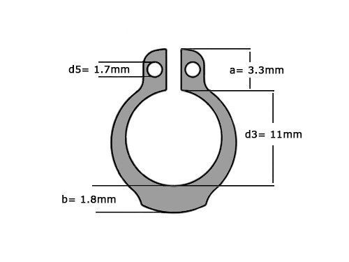 Seegerring DIN 471 12mm