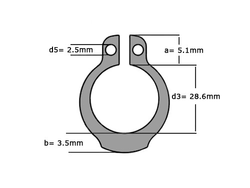 Seegerring DIN 471 31mm