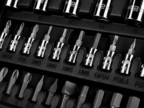 Neo Doppenset 1/4"-1/2" 110 Delig
