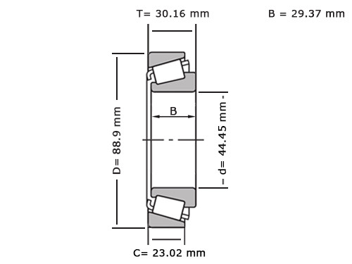 Timken Kegellager HM803149/HM803110