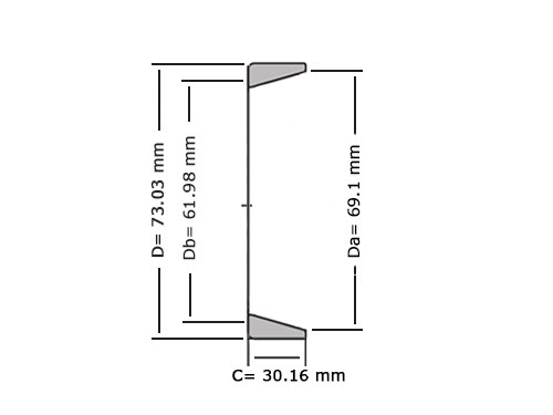 Timken Buitenring Kegellager HM88613