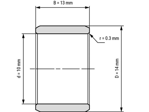 IBB Binnenring Naaldhulslager IR 10x14x13
