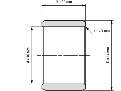 IBB Binnenring Naaldhulslager IR 10x14x14