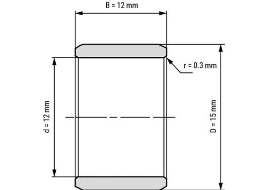 IBB Binnenring Naaldhulslager IR 12x15x12