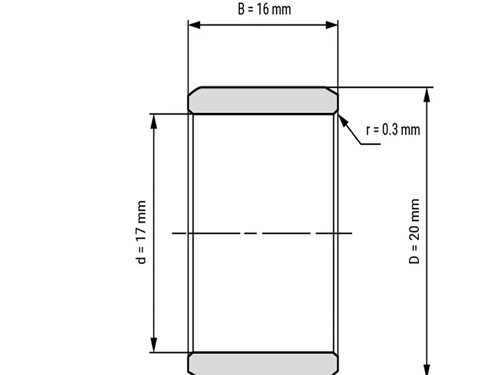 IBB Binnenring Naaldhulslager IR 17x20x16