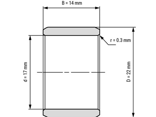 IBB Binnenring Naaldhulslager IR 17x22x14