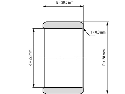 IBB Binnenring Naaldhulslager IR 22x28x20.5