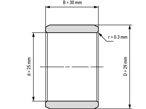 IBB Binnenring Naaldhulslager IR 25x29x30