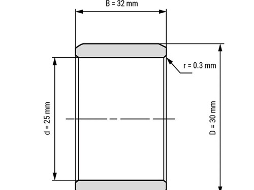 IBB Binnenring Naaldhulslager IR 25x30x32