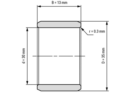 IBB Binnenring Naaldhulslager IR 30x35x13