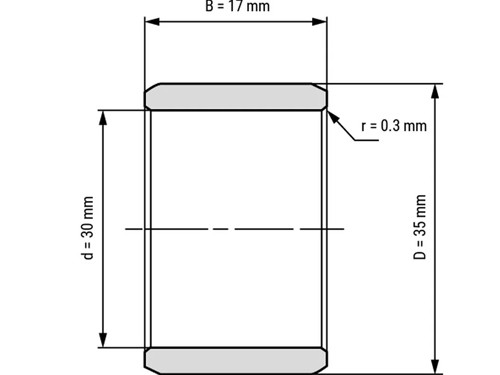 IBB Binnenring Naaldhulslager IR 30x35x17