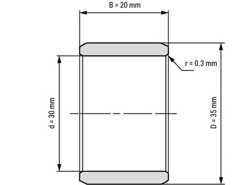 IBB Binnenring Naaldhulslager IR 30x35x20