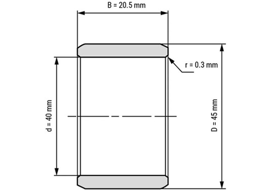 IBB Binnenring Naaldhulslager IR 40x45x20.5