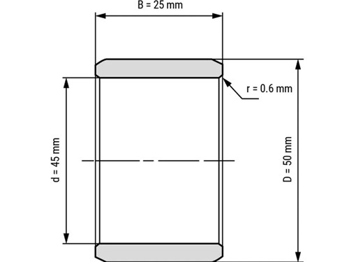 IBB Binnenring Naaldhulslager IR 45x50x25