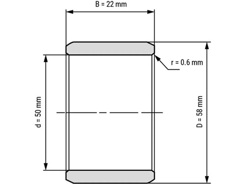 IBB Binnenring Naaldhulslager IR 50x58x22
